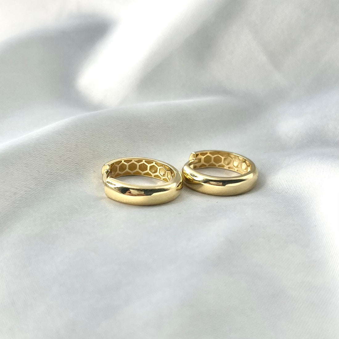 Bo Creole Plate Earrings