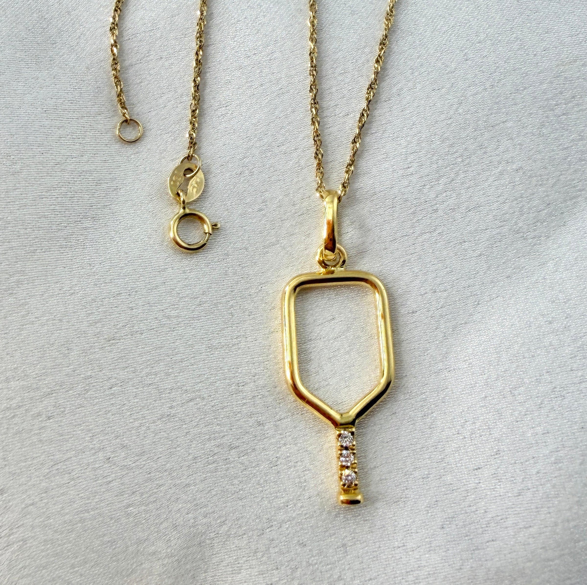 Diamond Paddle Handle Pendant NL227