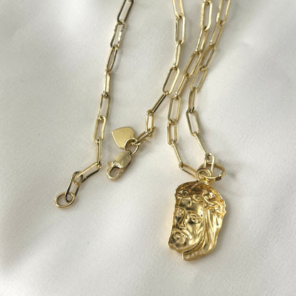 Jesus Paperclip Necklace NL188