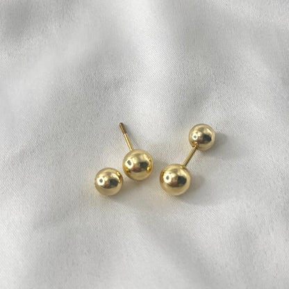 Round Screw Earrings GE002