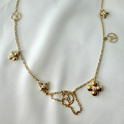 Charm Necklace Yellow Gold NL195