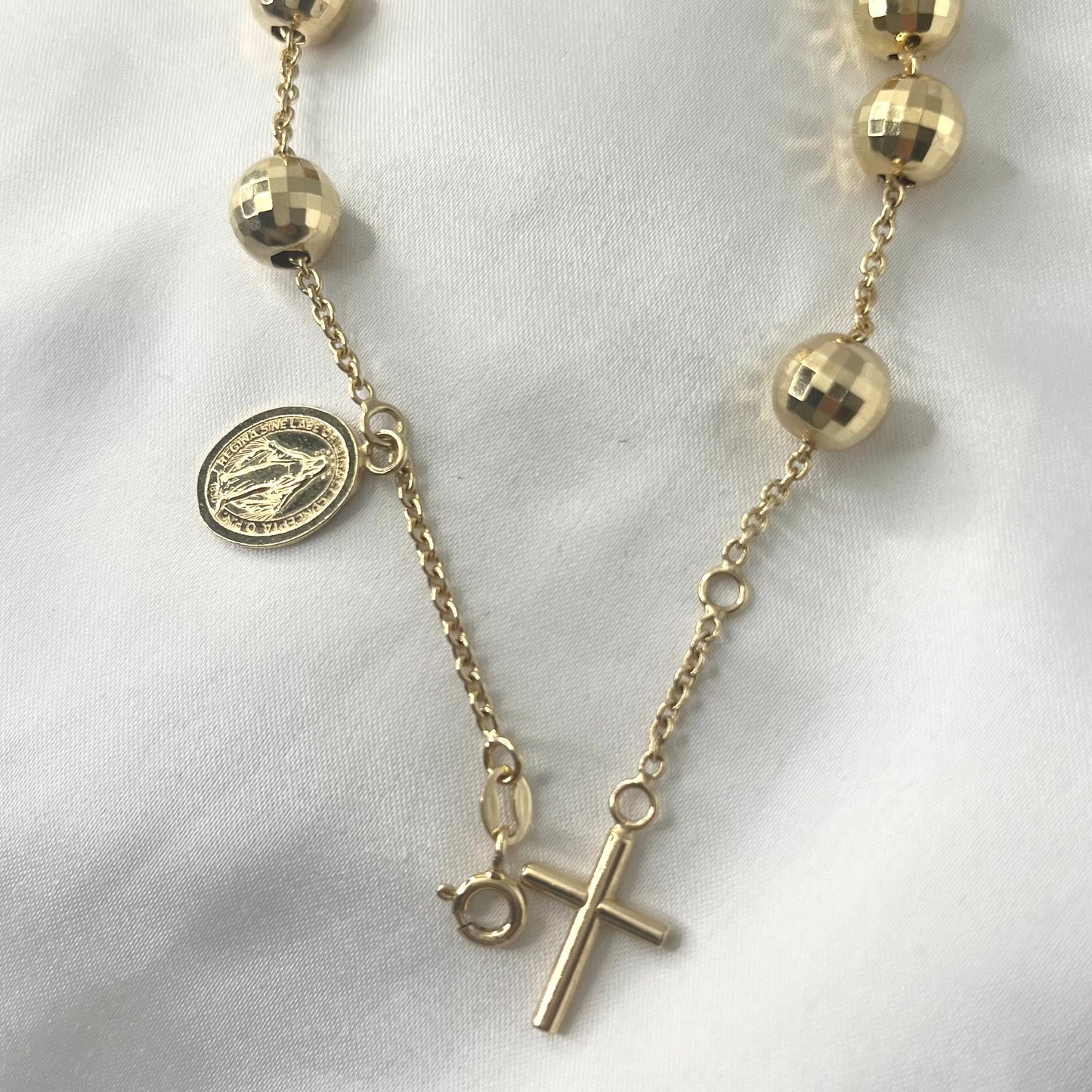 Rosary Bracelet Yellow Gold BR068