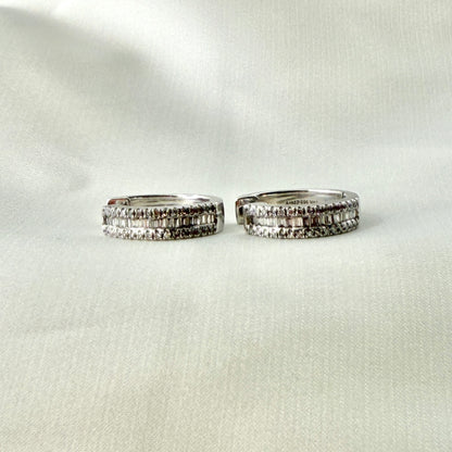 Baguette Creole Earrings DE035
