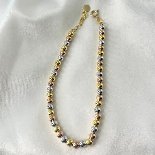 Tricolor Bead Bracelet BR100