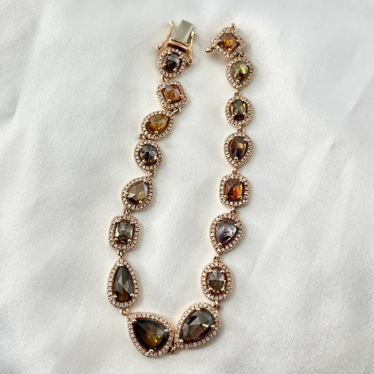 Fancy Diamond Bracelet BR099