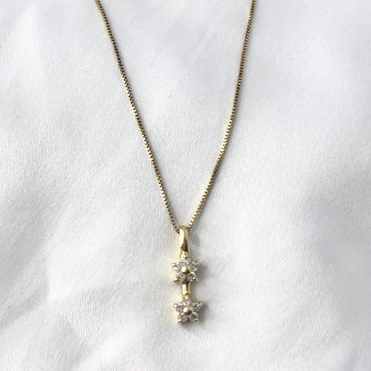 Double Rositas Diamond Necklace NL185
