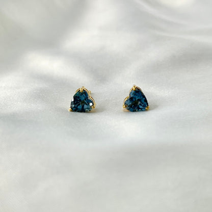 London Blue Topaz Heart Earrings BS002