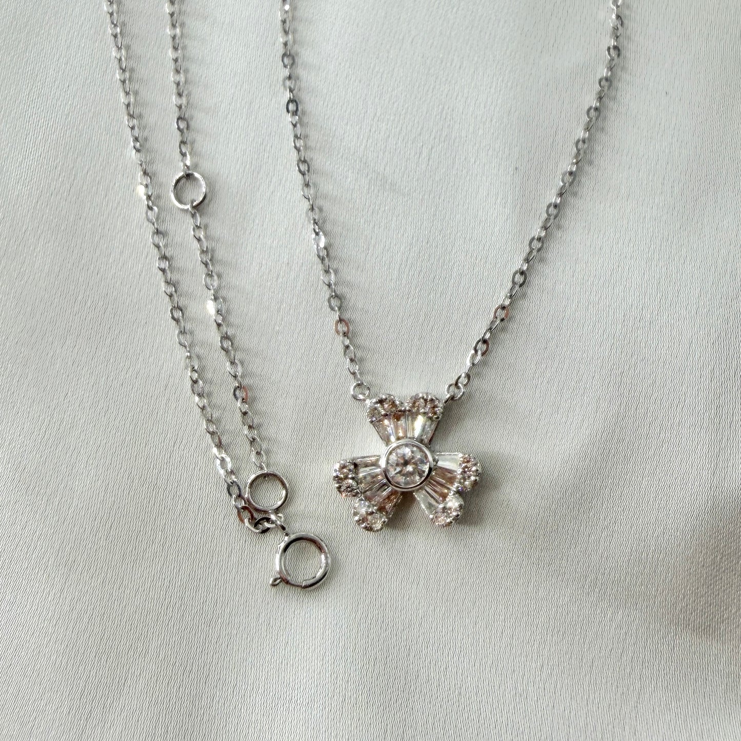 Ballerina Blossom Diamond Necklace NL215