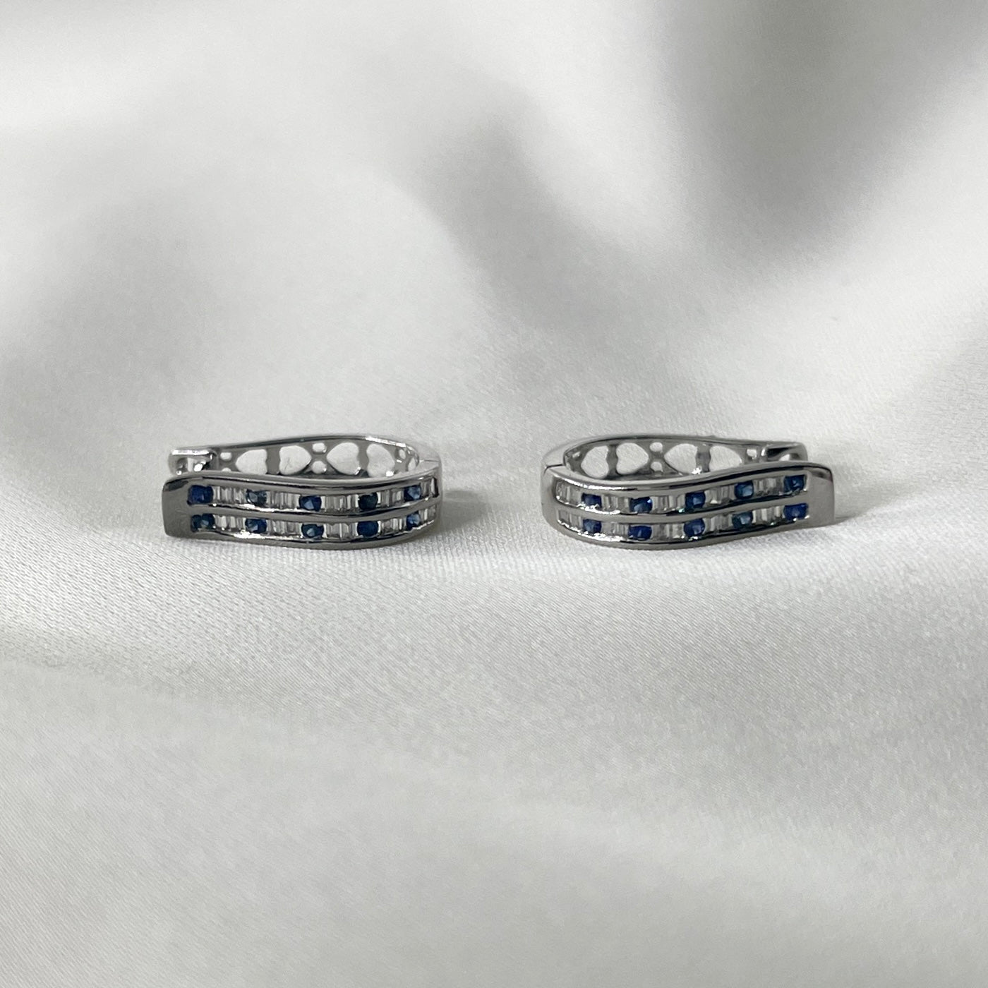 Sapphire Diamond Creole HK DE021