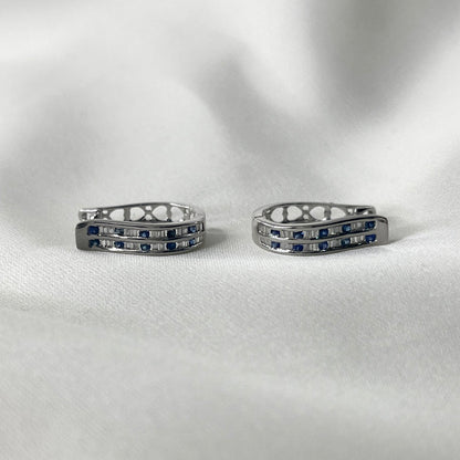 Sapphire Diamond Creole HK DE021