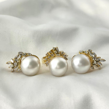 Detachable Pearl Baguette Set ST049