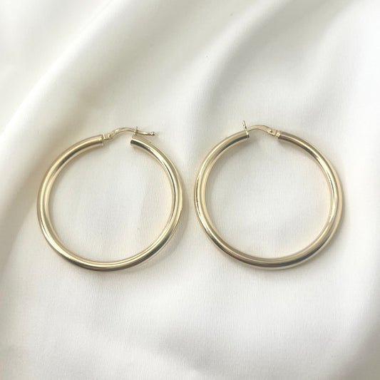 Hoop Creole Yellow Gold GE005