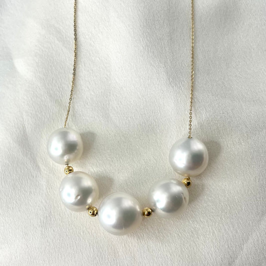 Two Way Station Pearl Necklace NL-120