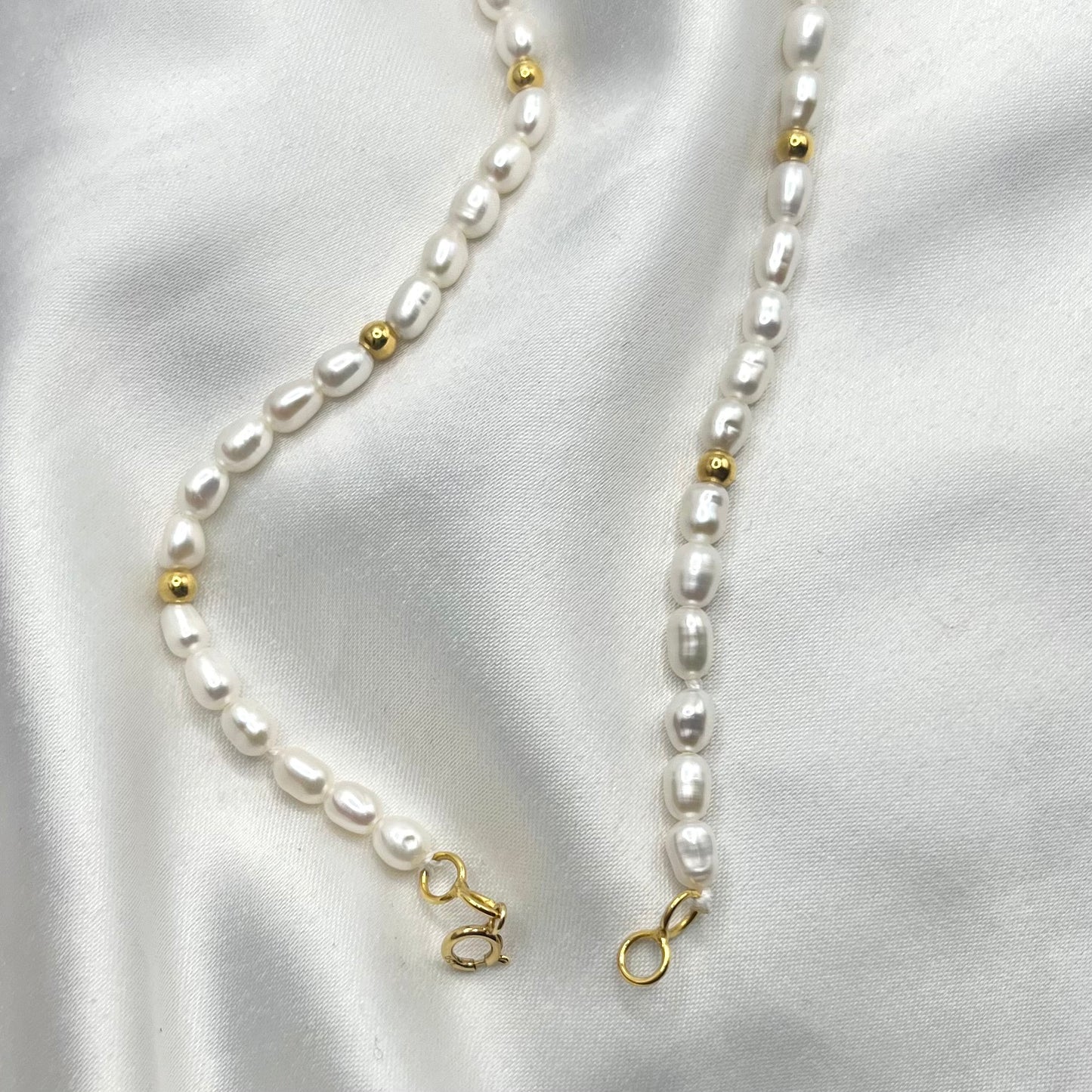 Bead Pearl Choker