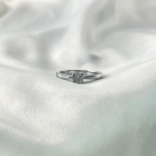 Solitaire Engagement Ring 0.30ct EG012