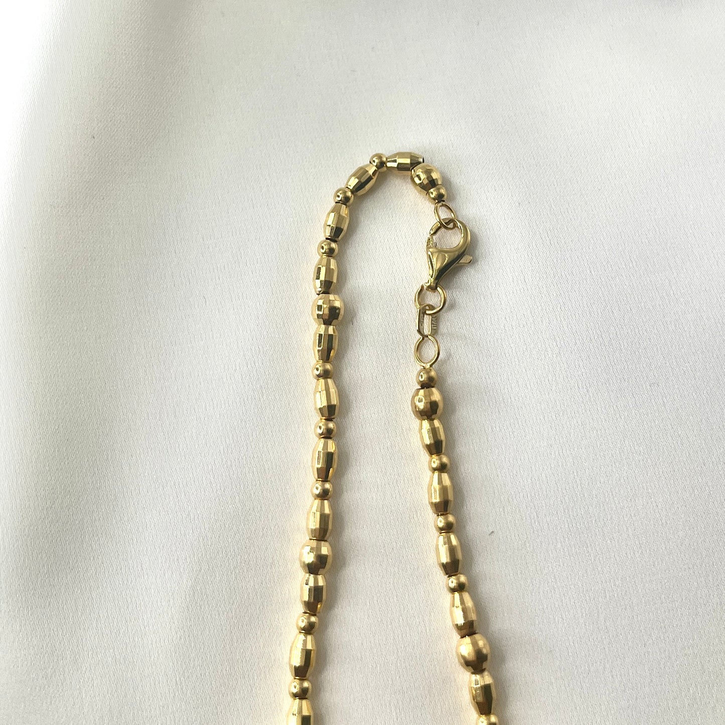 Beaded Bracelet Yellow Gold BR107