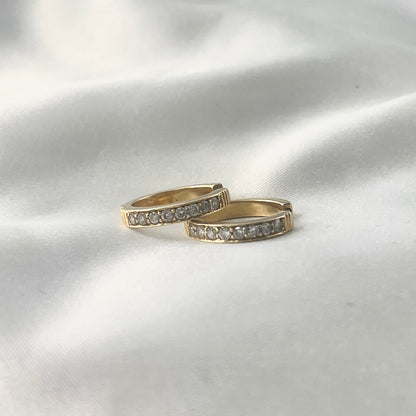 Diamond Creole Earrings DE011