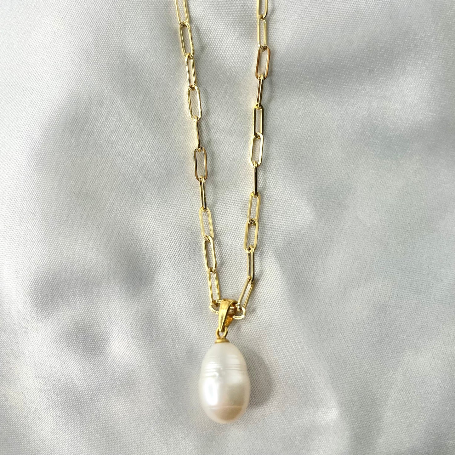 Baroque Pearl Hardware Necklace NL110