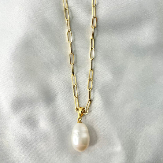 Baroque Pearl Hardware Necklace NL110