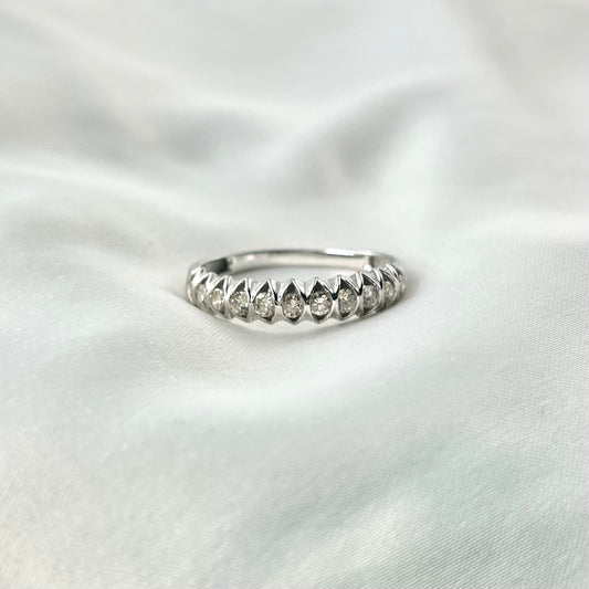 Diamond Half Eternity Ring RG086