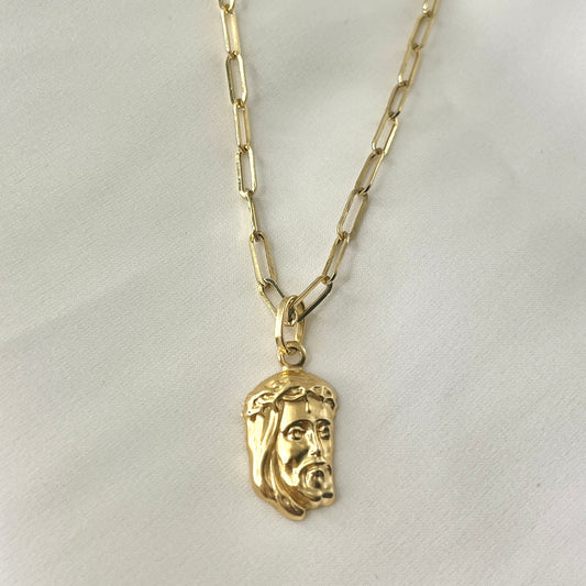 Jesus Paperclip Necklace NL188