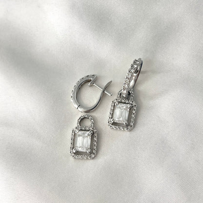 Detachable Radiant Cut Dangling DE004