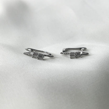 Baguette Diamond Creole HK DE020