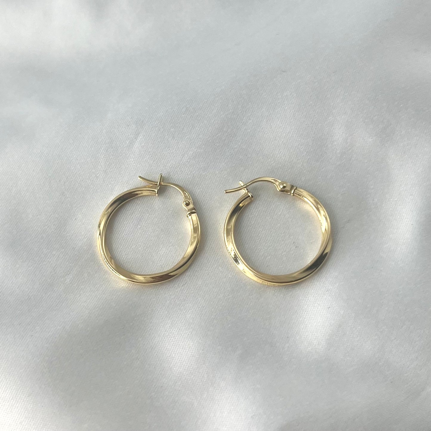 Swirl Creole Earrings ER173