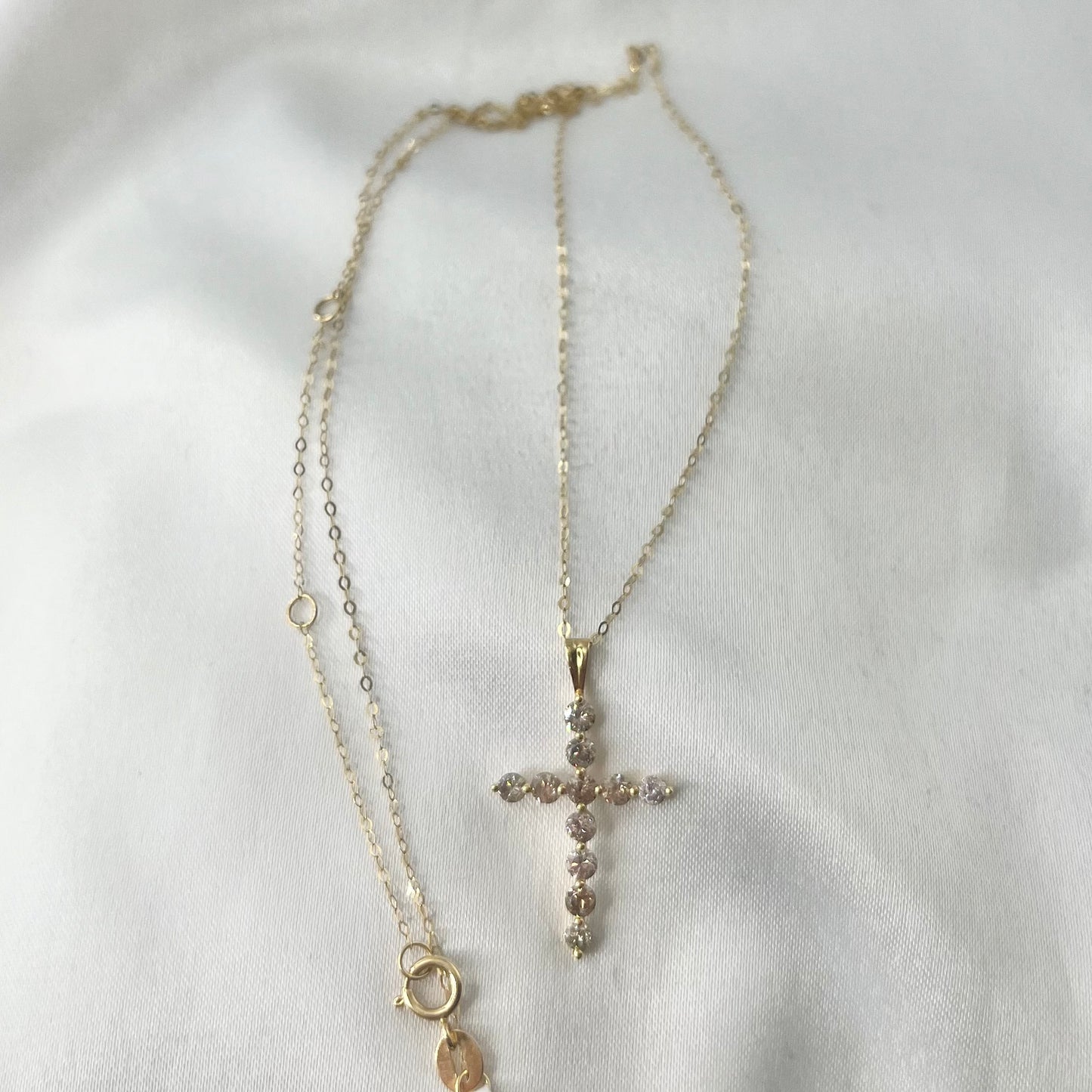 Cross Diamond Necklace HK NL111