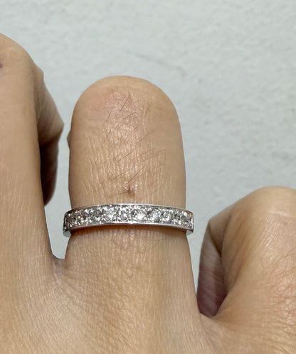 Half Eternity CVD Diamonds Ring RG051