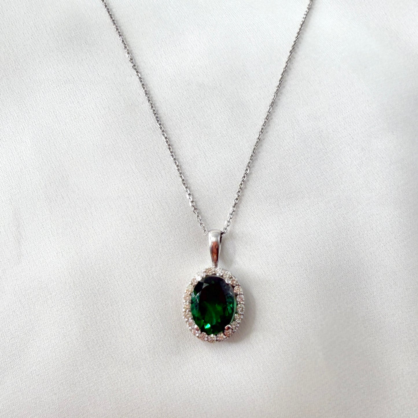 Diamond Emerald Birthstone DiaNL225