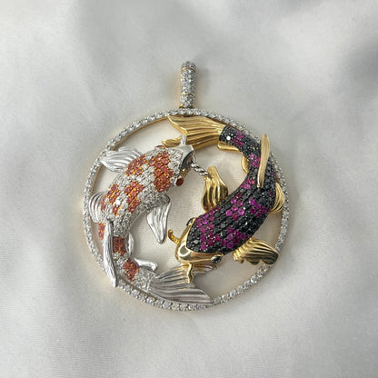 Koi Fish Pendant HK Setting PD039