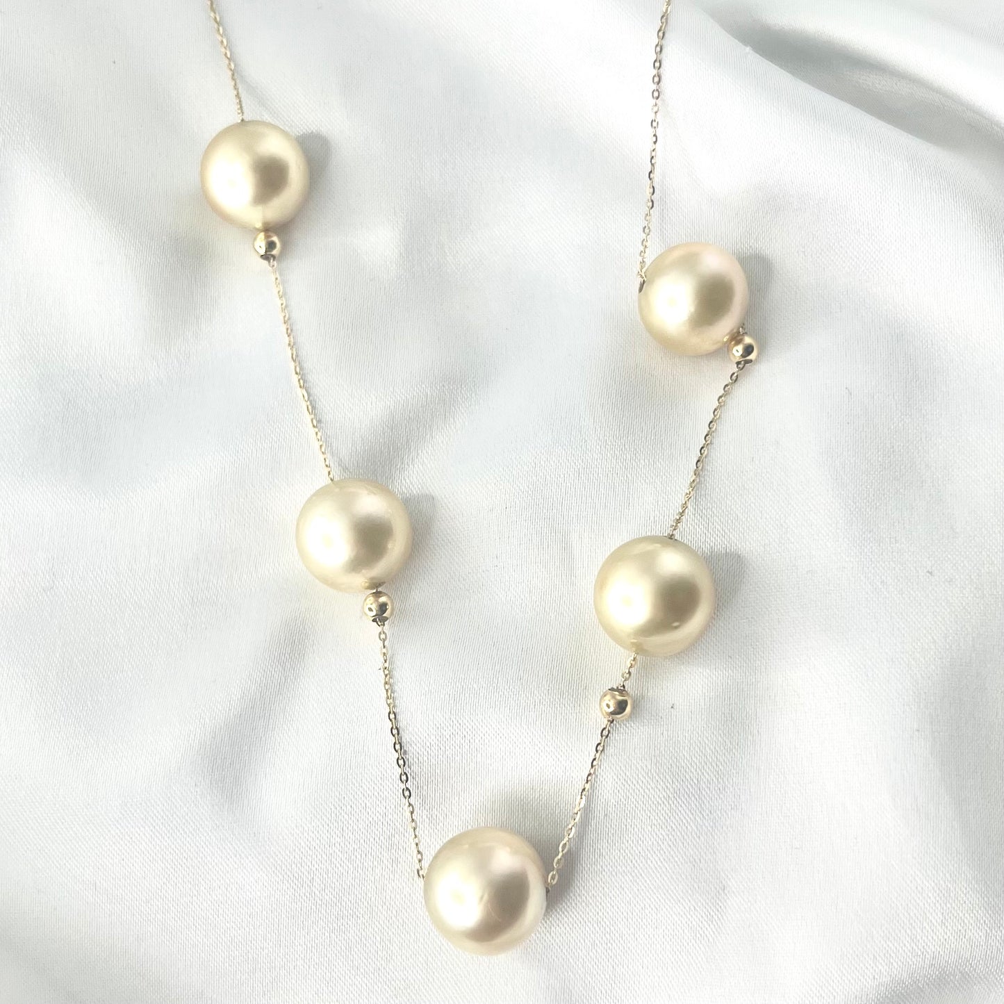 Pearl Station Necklace NL117