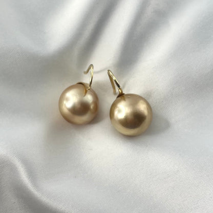 Pearl Drop Earrings Champagne ER142