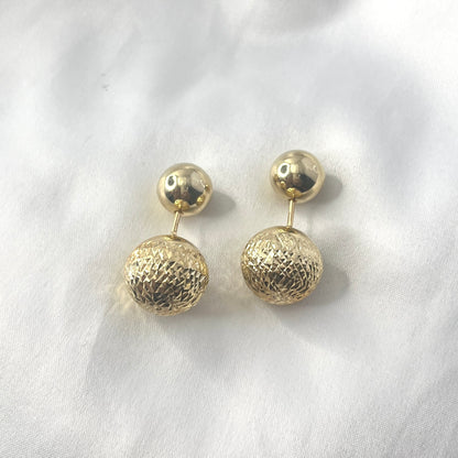 Ball Earrings Reversible ER004
