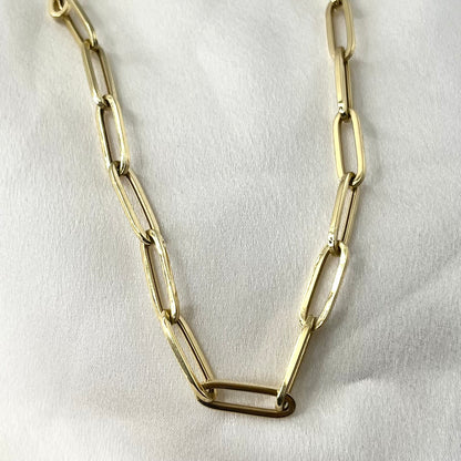 Large Paperclip Necklace NL122