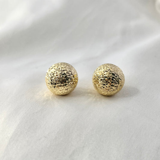 Glossy Ball Earrings ER005