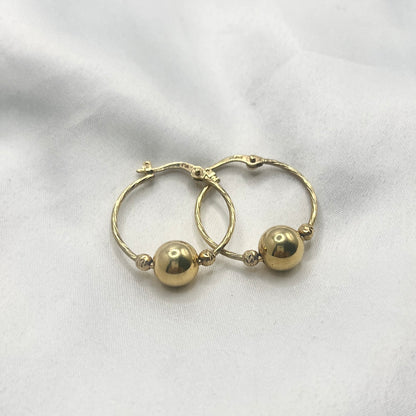 Ball Creole Earrings GD007