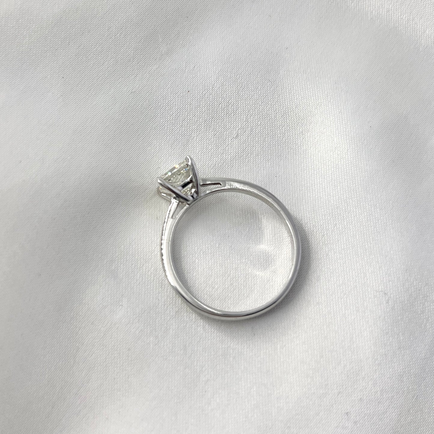 Solo Princess Cut Diamond Ring EG011