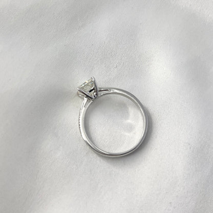 Solo Princess Cut Diamond Ring EG011