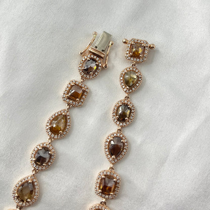 Fancy Diamond Bracelet BR099