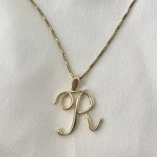 Inital Letter R Pendant NL160