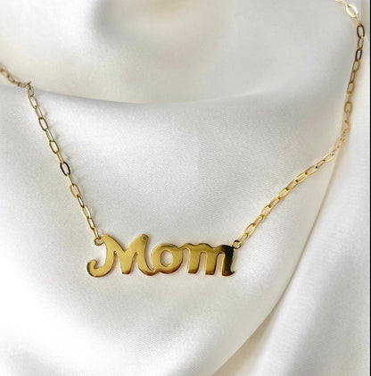 Mom Choker Yellow Gold NL020