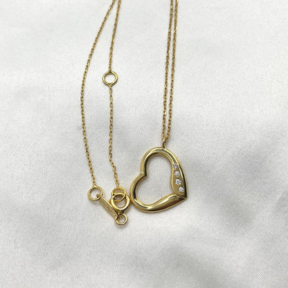 Japan Heart Diamond Necklace NL186