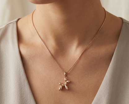 Bubble Dog Necklace NL212