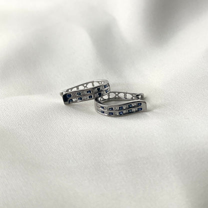 Sapphire Diamond Creole HK DE021