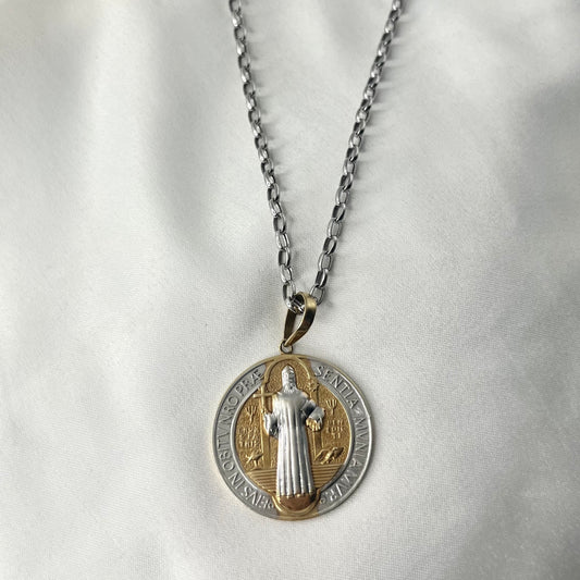 St. Benedict Medal Necklace NL113