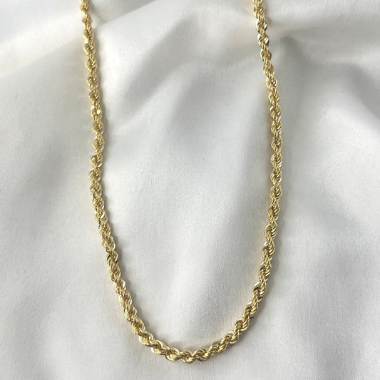 Mens Rope Necklace 2MM MN028