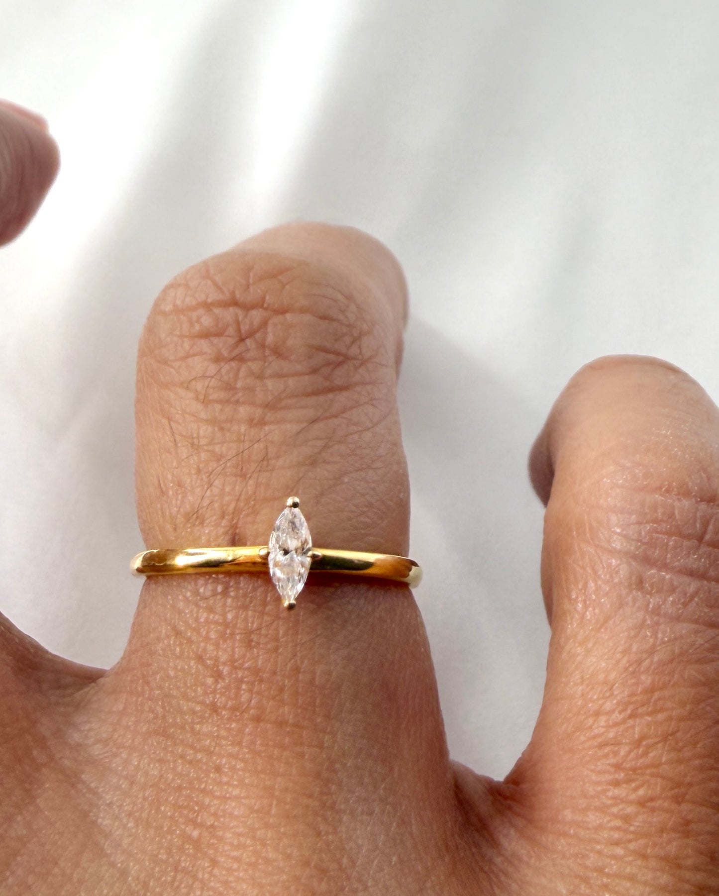 Marquise Solo Diamond Ring RG038