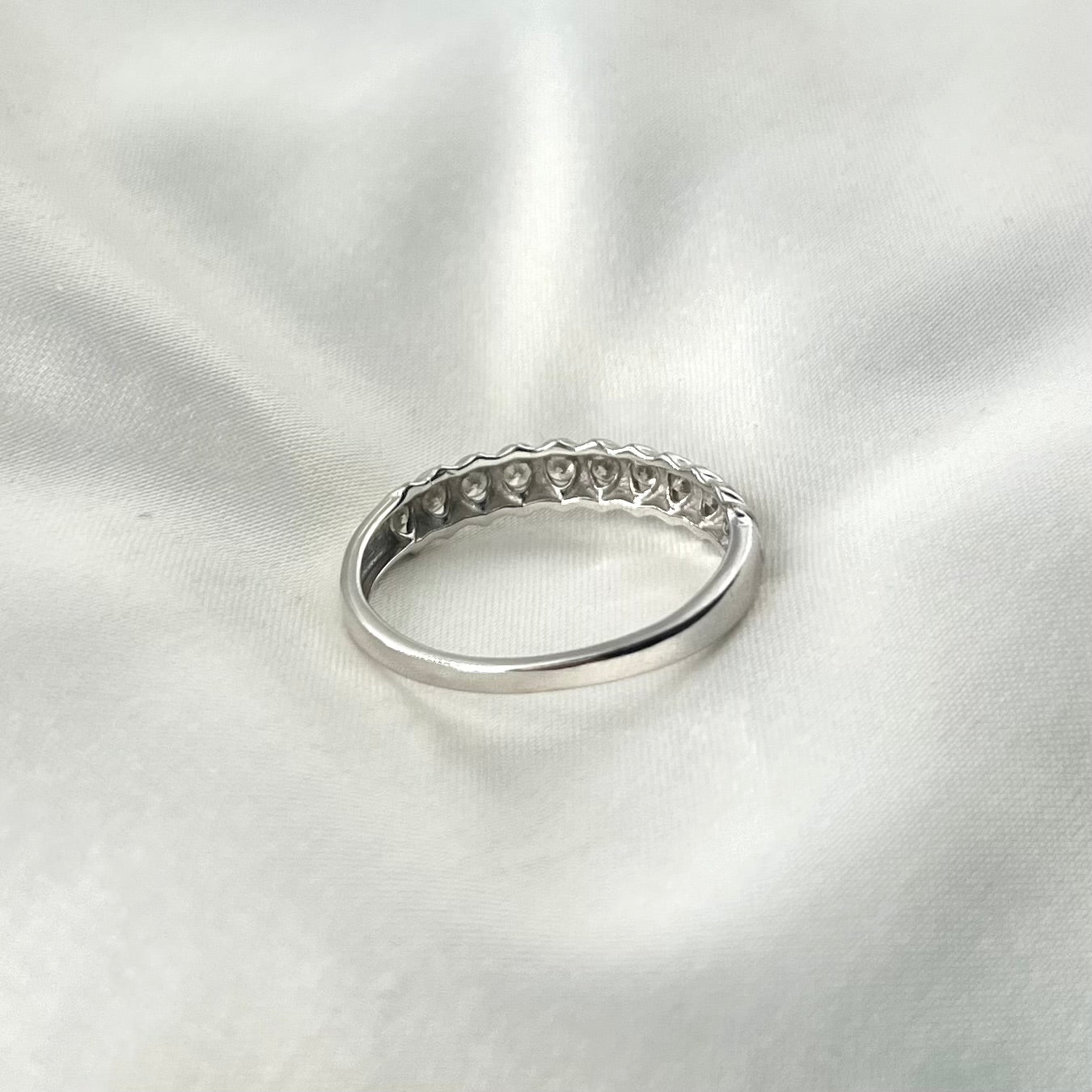 Diamond Half Eternity Ring RG086